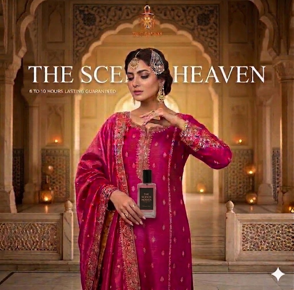 The Scent Heaven luxury women’s perfume collection, long lasting premium fragrances